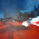 2 blue sky, 50 x 70